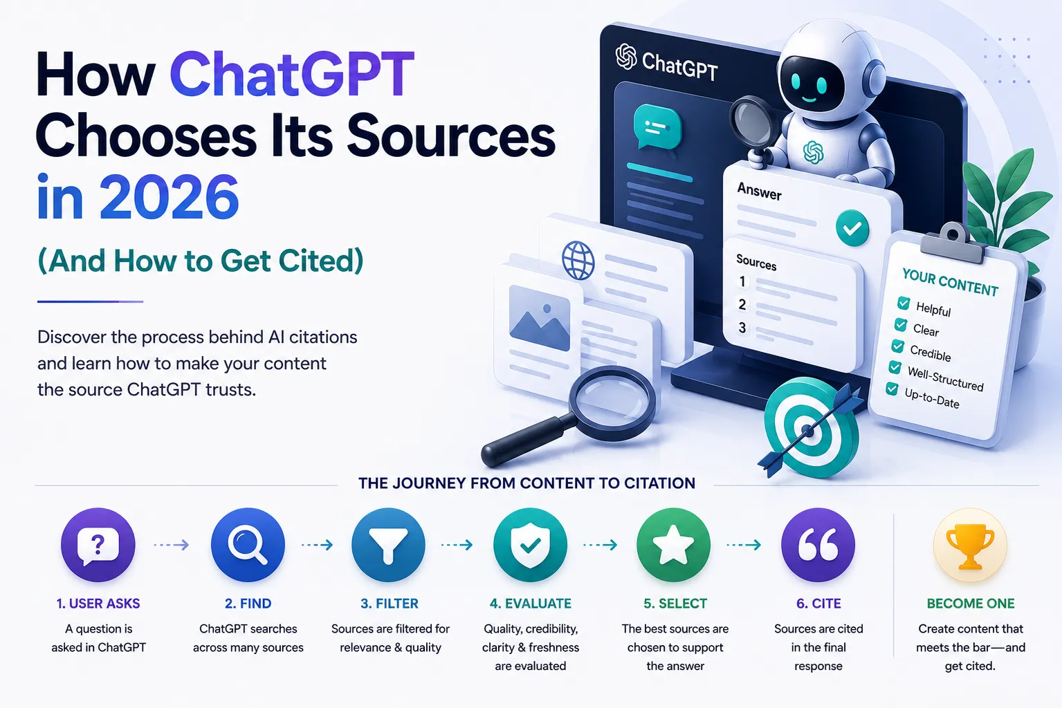 How ChatGPT Chooses Its Sources in 2026 (And How to Get Cited)
